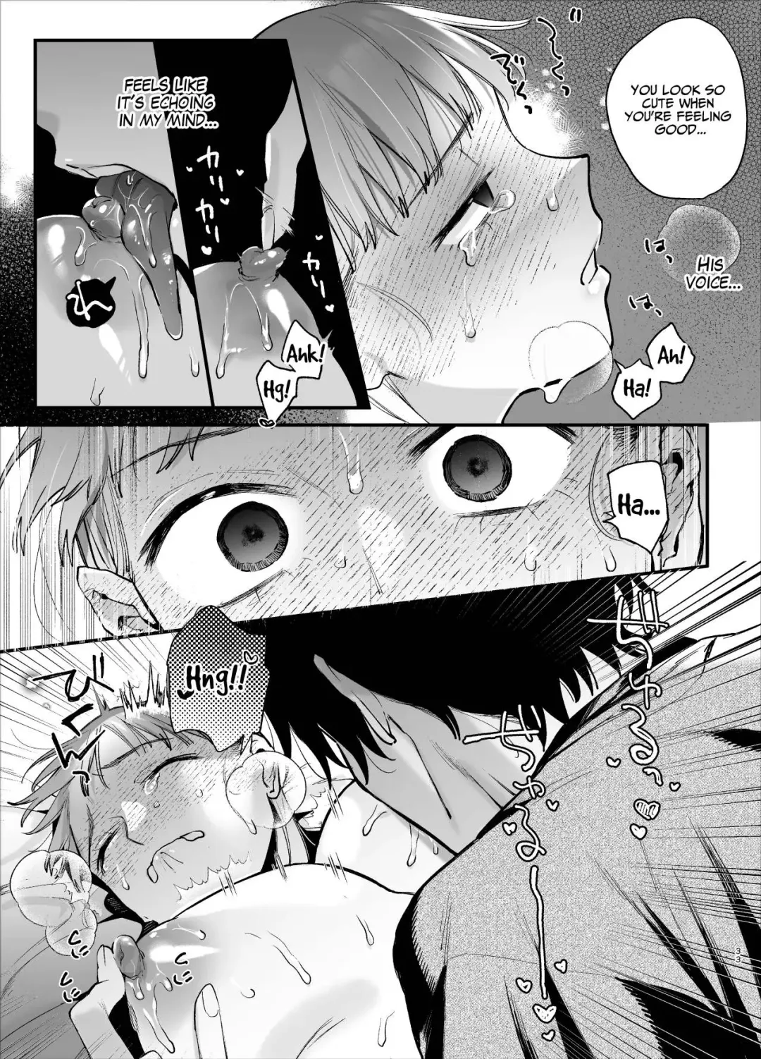 [Umekoppe] Kawaisona Kimigaichiban Kawai ~Inu-kei Shuchaku Danshi Harukun no Shitsuke kobi~ | You're Cutest When You're Pathetic ~Obsessed Golden Retriever Boy Haru's Disciplinary Sex~ Fhentai - Page 33