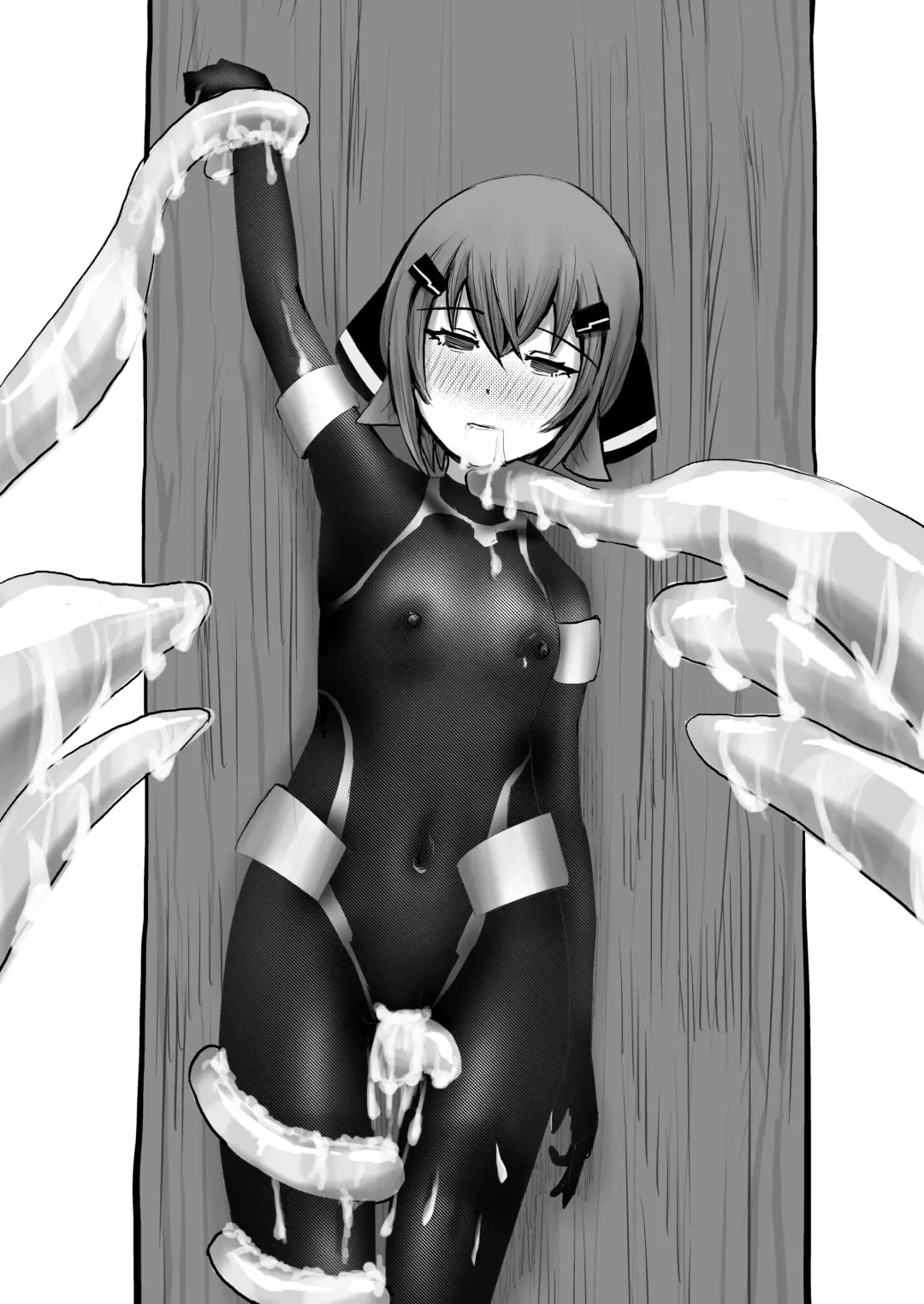 つよつよ戦闘服を着てれば触手おじさんなんて敵じゃない Fhentai - Page 14