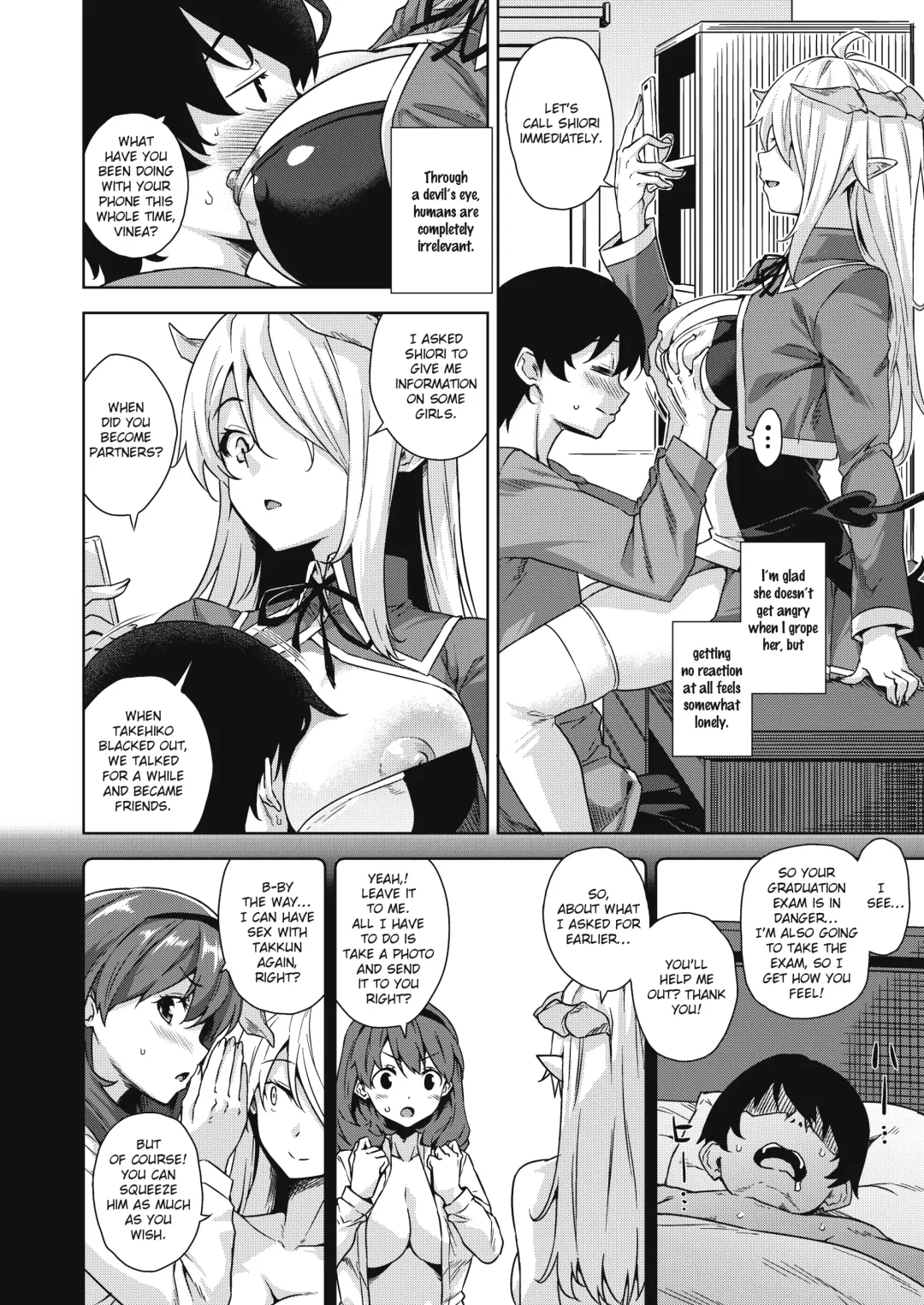 [Mikemono Yuu] Akuma de JK -Makai Appli de Harem Shiken- (decensored) Fhentai - Page 25