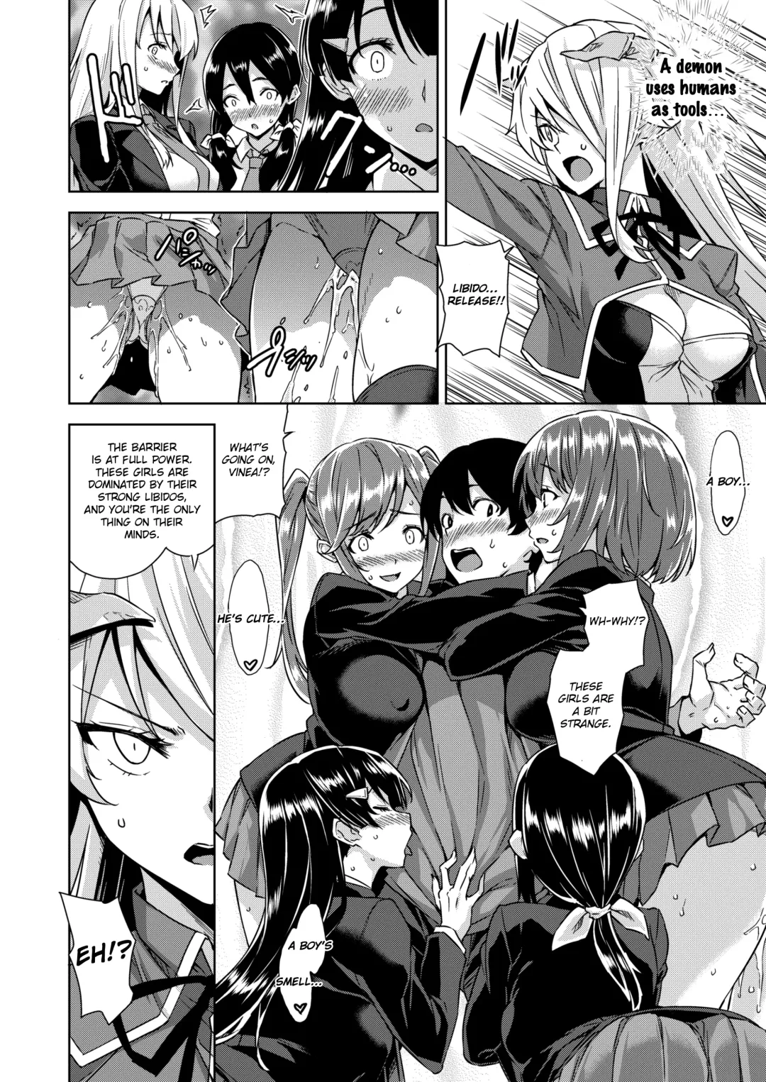 [Mikemono Yuu] Akuma de JK -Makai Appli de Harem Shiken- (decensored) Fhentai - Page 47