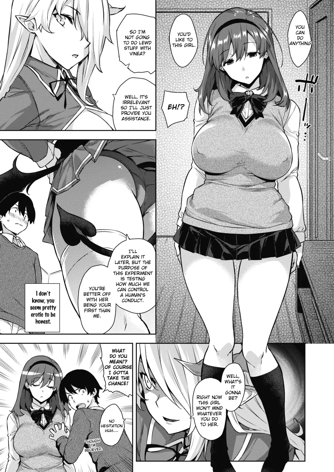 [Mikemono Yuu] Akuma de JK -Makai Appli de Harem Shiken- (decensored) Fhentai - Page 8