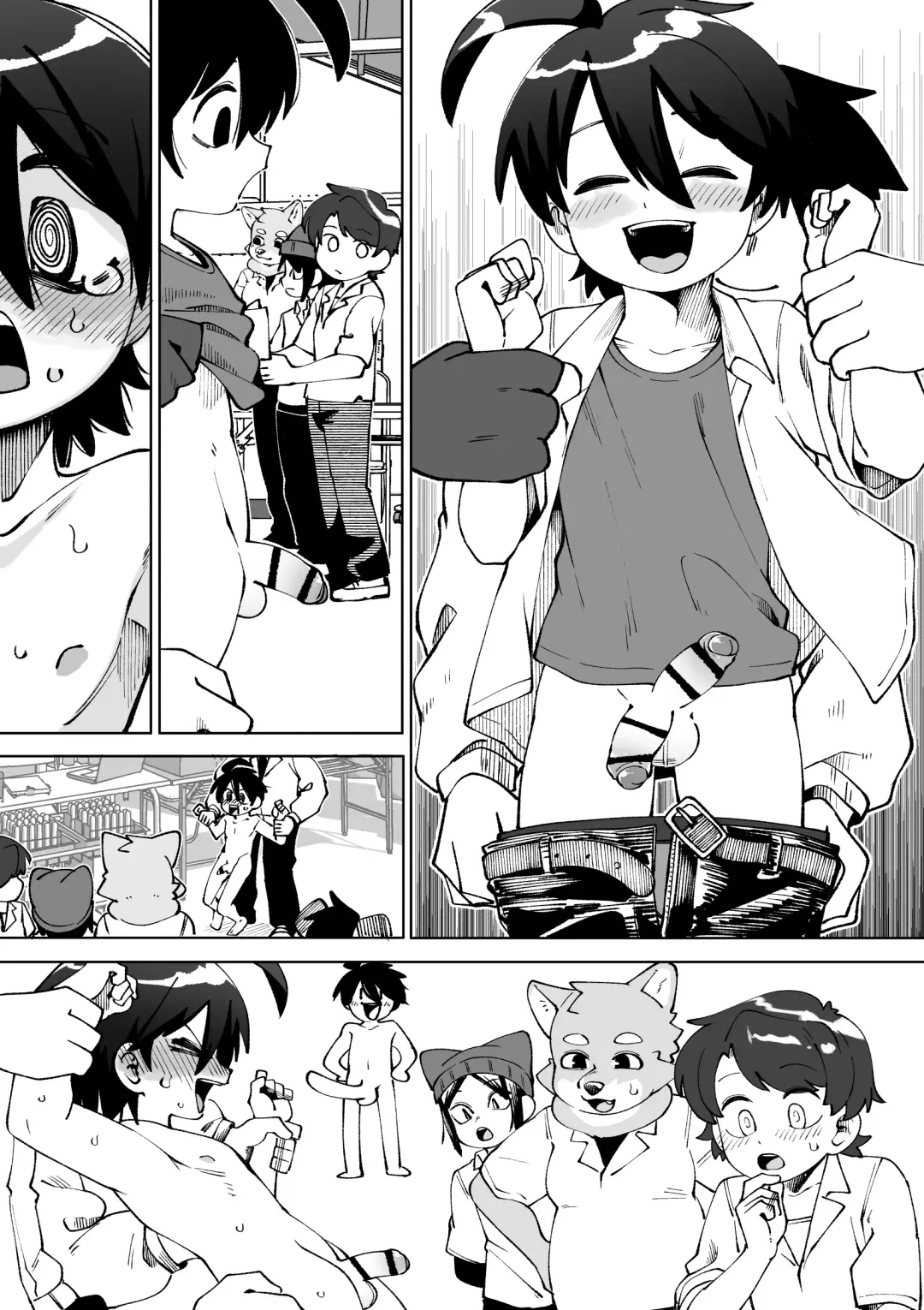 [Kaminosaki] Zenkoku Issei Seishounen Seieki Kensa Fhentai - Page 17