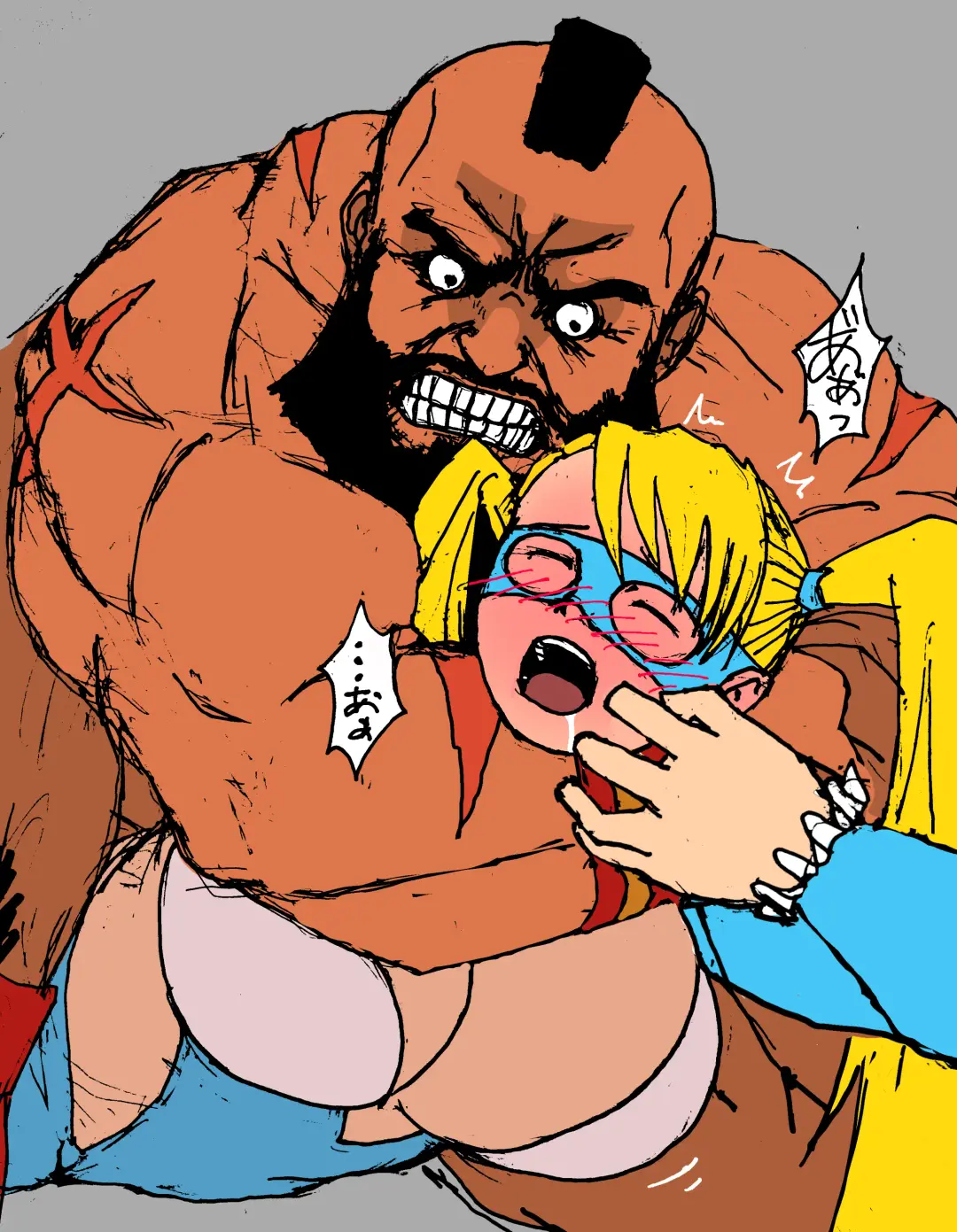 [Sanman Drill] Zangief VS. Rainbow Mika Fhentai - Page 2