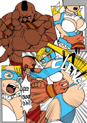 [Sanman Drill] Zangief VS. Rainbow Mika Fhentai - Page 8