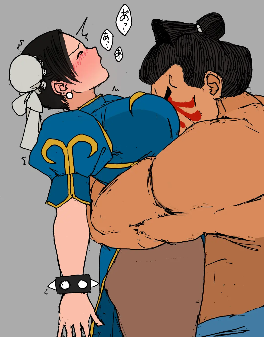 [Sanman Drill] Chun-Li VS. Edmond Honda Fhentai - Page 1