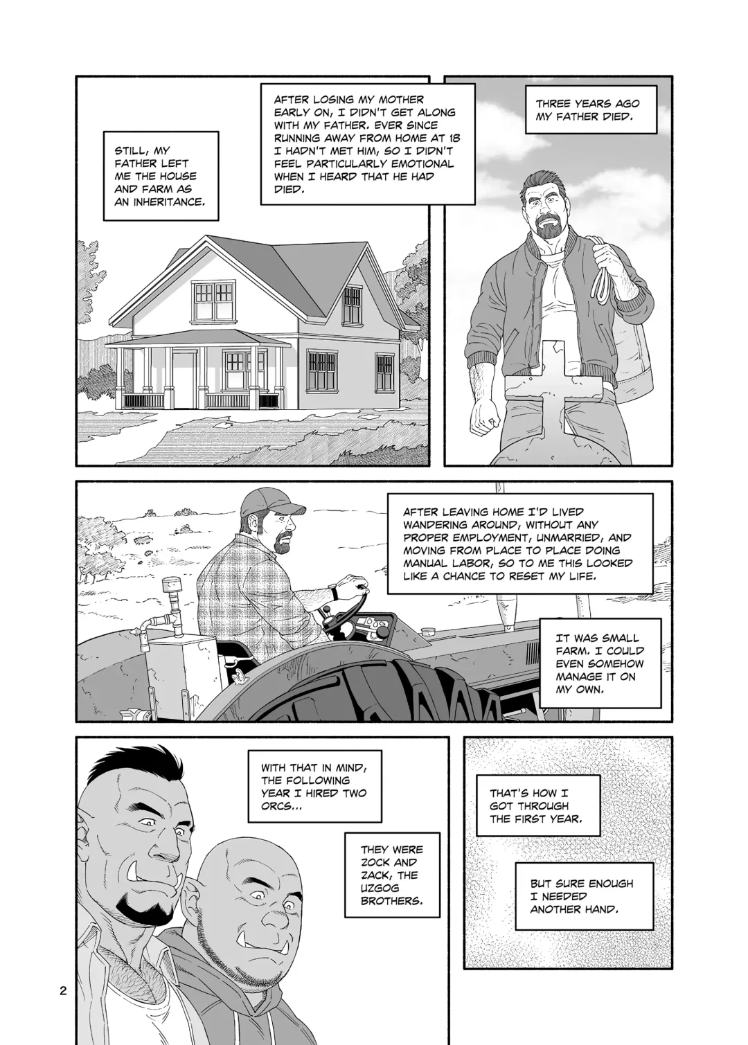 [Tagame Gengoroh] Tagame Gengoroh] B.S.B. Big Sir's Bitches : A Farmer - In the Case of Ted Sterling Fhentai - Page 3