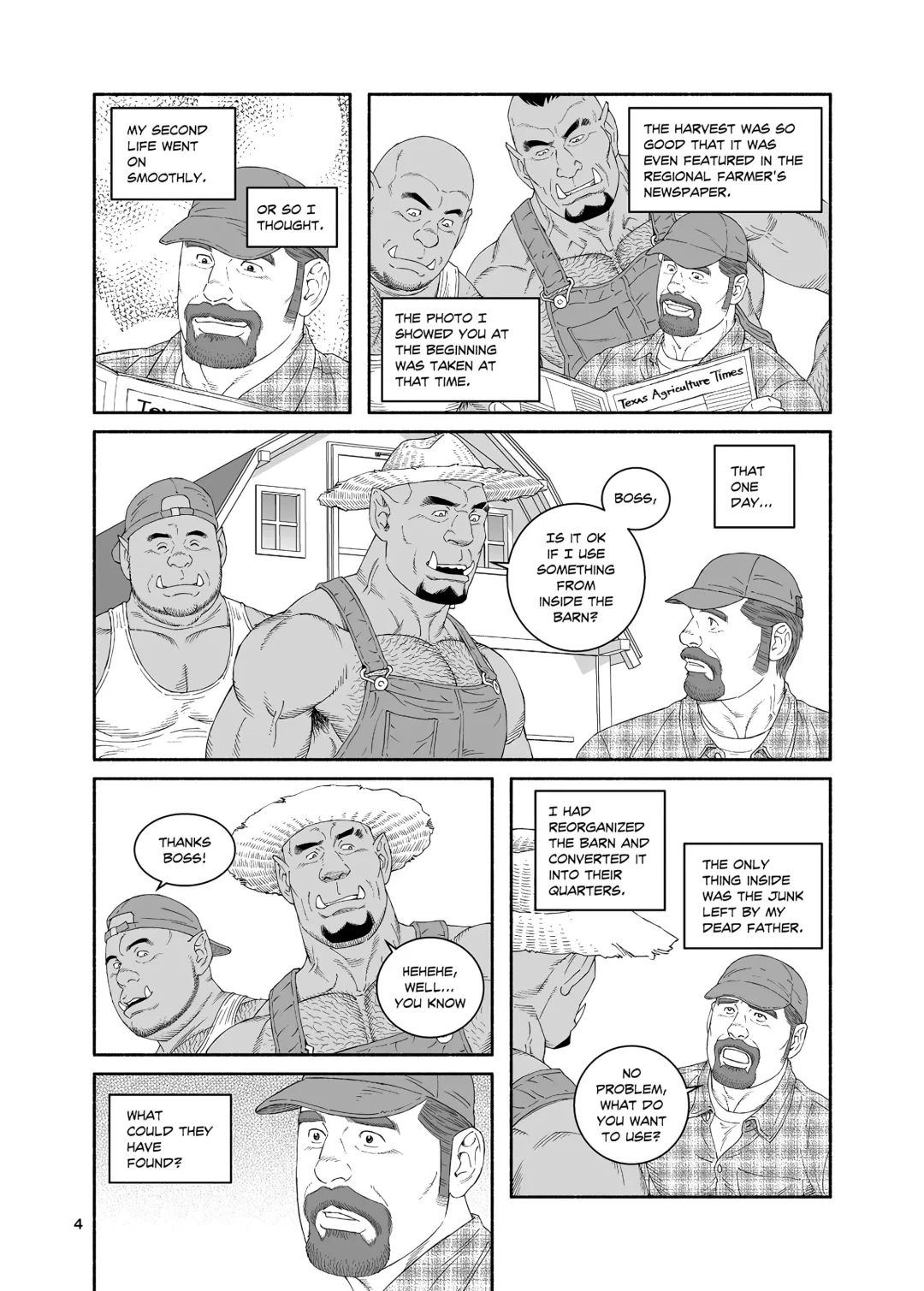 [Tagame Gengoroh] Tagame Gengoroh] B.S.B. Big Sir's Bitches : A Farmer - In the Case of Ted Sterling Fhentai - Page 5