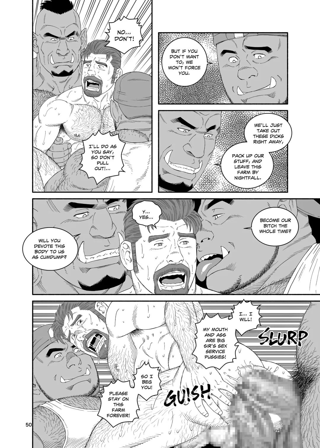 [Tagame Gengoroh] Tagame Gengoroh] B.S.B. Big Sir's Bitches : A Farmer - In the Case of Ted Sterling Fhentai - Page 51