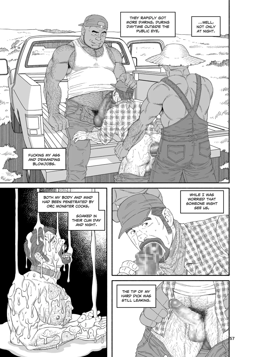 [Tagame Gengoroh] Tagame Gengoroh] B.S.B. Big Sir's Bitches : A Farmer - In the Case of Ted Sterling Fhentai - Page 58
