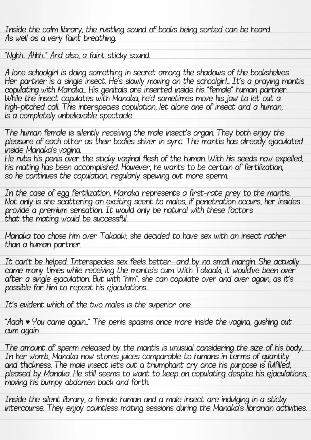 [Chiba Tetsutarou] Misuke's Short Stories 11 - Manaka's Insect Game 2 Fhentai - Page 12