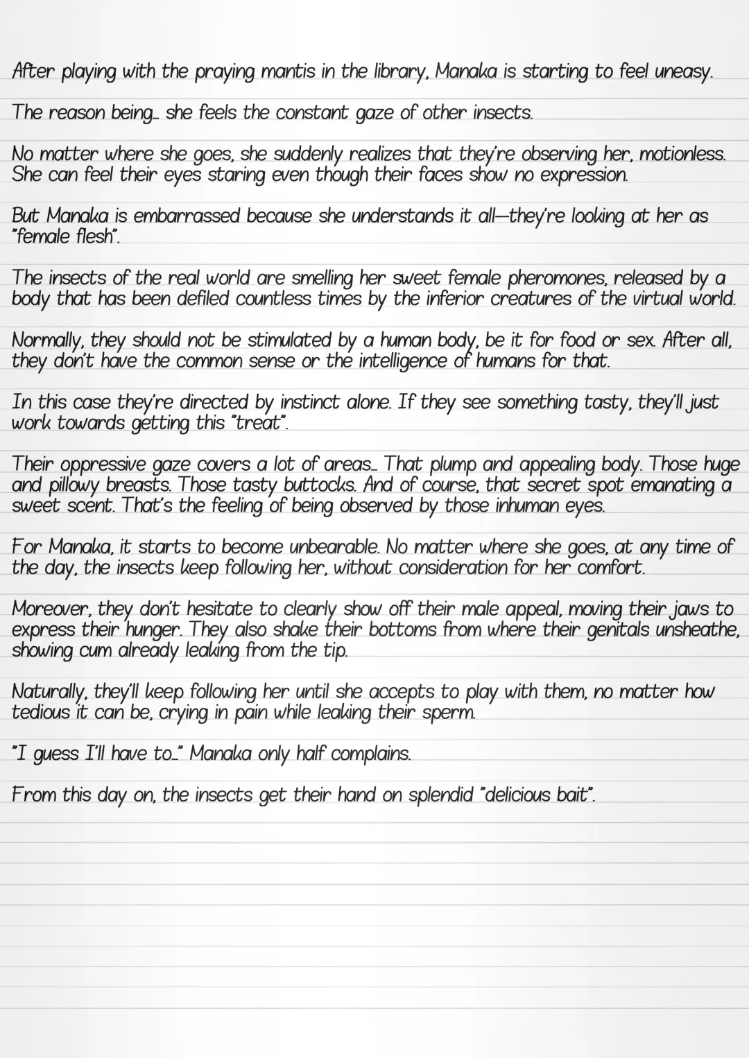 [Chiba Tetsutarou] Misuke's Short Stories 11 - Manaka's Insect Game 2 Fhentai - Page 2