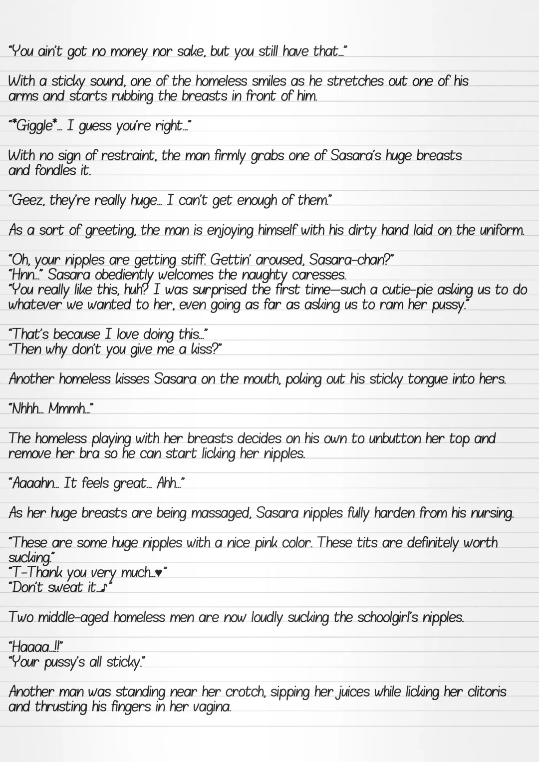 [Chiba Tetsutarou] Misuke's Short Stories 12 - Sasara & The Homeless Fhentai - Page 15