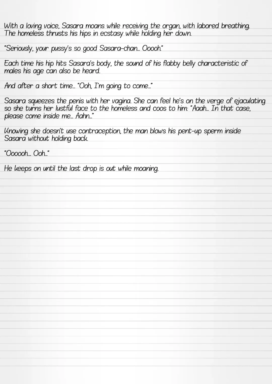 [Chiba Tetsutarou] Misuke's Short Stories 12 - Sasara & The Homeless Fhentai - Page 18