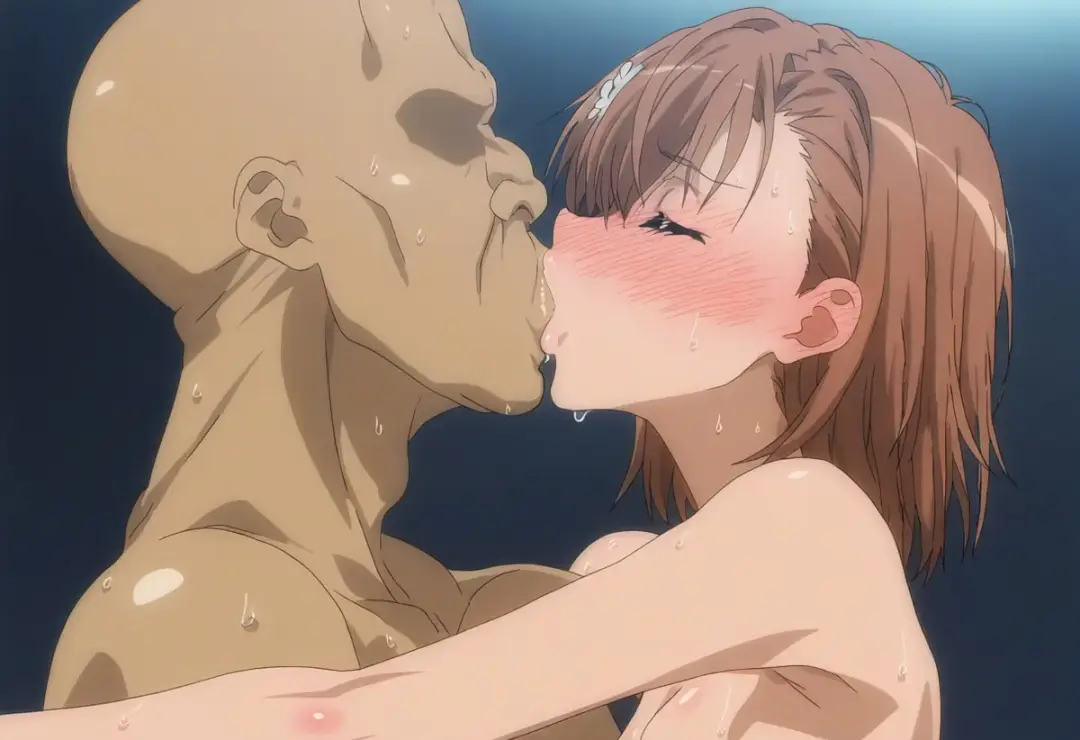 Nonconsensual sloppy kiss with ugly bastard Fhentai - Page 1