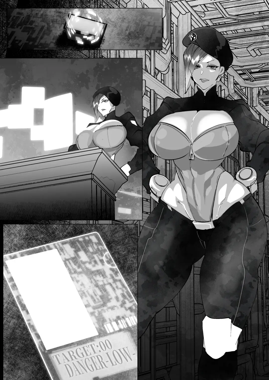 [Mr.way] SFホラーな世界で負けちゃう軍人女性 Fhentai - Page 1