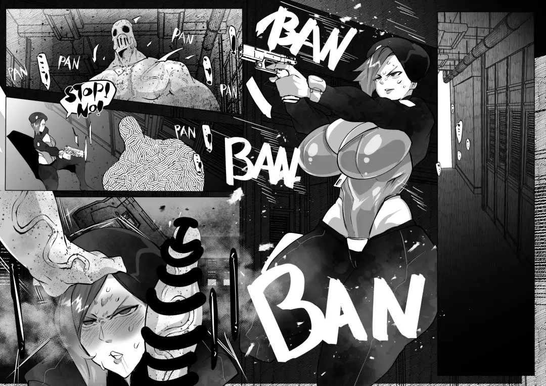 [Mr.way] SFホラーな世界で負けちゃう軍人女性 Fhentai - Page 2