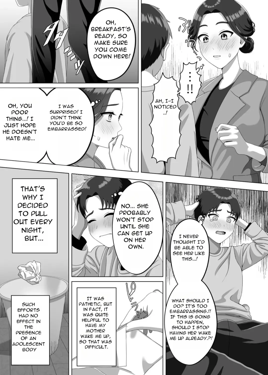 [Gaburi] Musuko no Asadachi ni Doki Doki Shichau Okaa-san | A mother gets excited about her son's morning erection Fhentai - Page 10