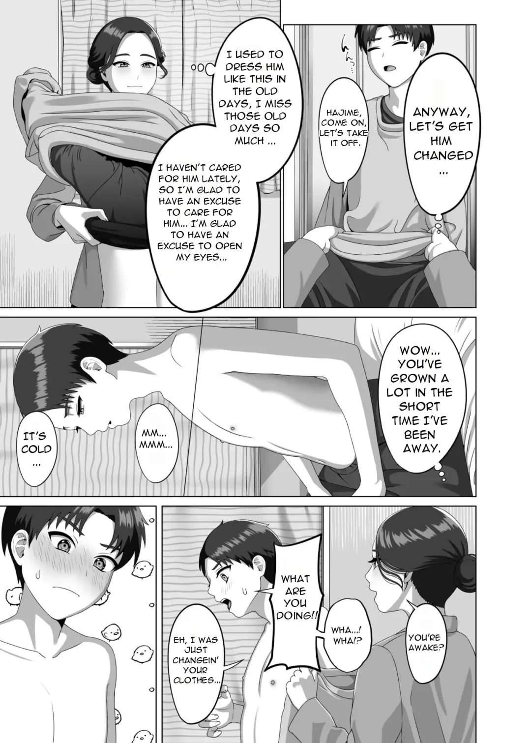[Gaburi] Musuko no Asadachi ni Doki Doki Shichau Okaa-san | A mother gets excited about her son's morning erection Fhentai - Page 6