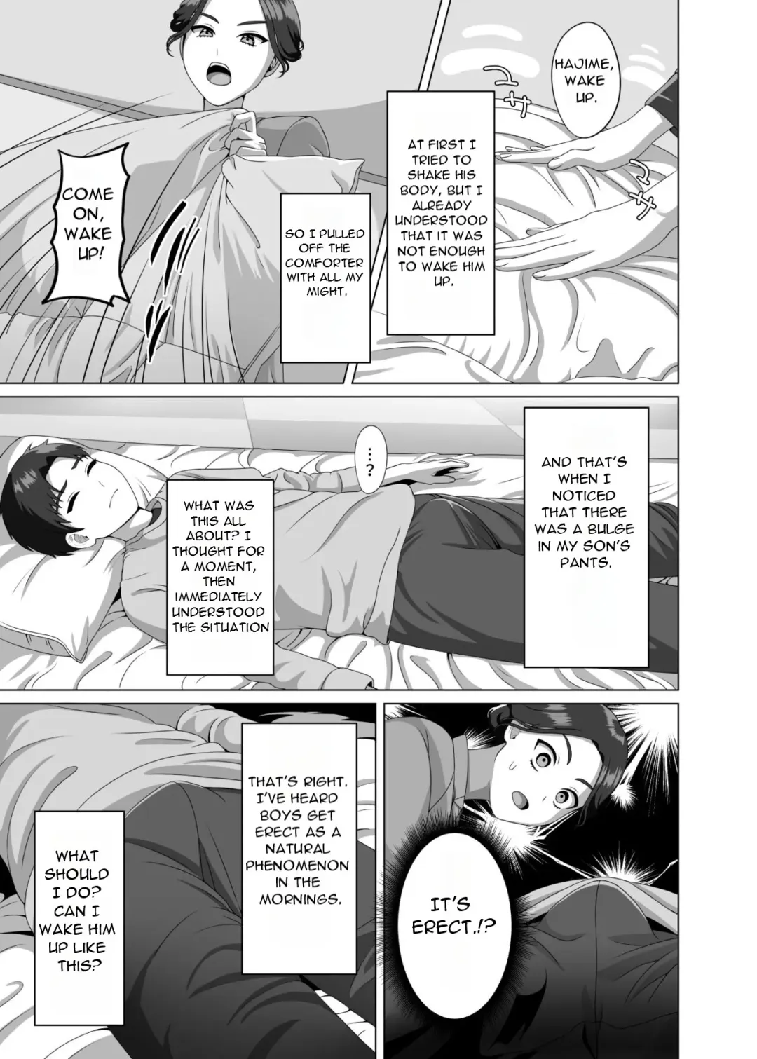 [Gaburi] Musuko no Asadachi ni Doki Doki Shichau Okaa-san | A mother gets excited about her son's morning erection Fhentai - Page 8