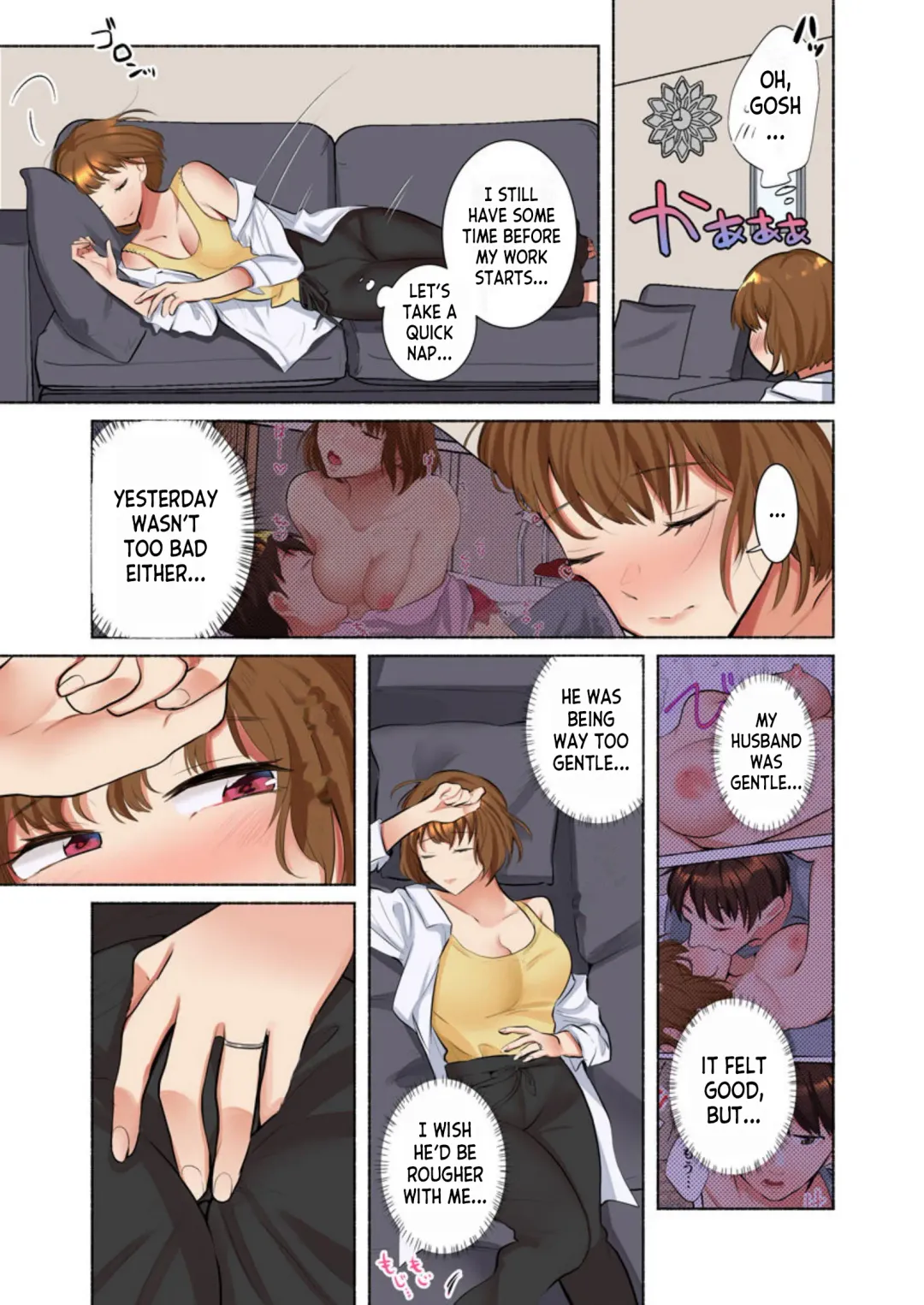 [Ika Hotaru] Rinshin wa Do S na Moto Kare Otto wo Aishiteru no ni, Uzuku Karada o Saikaihatsusarete 1 | Her Neighbor is a Sadistic Ex-Boyfriend. She Loves her Husband, but her Aching Body is Being Redeveloped 1 Fhentai - Page 11