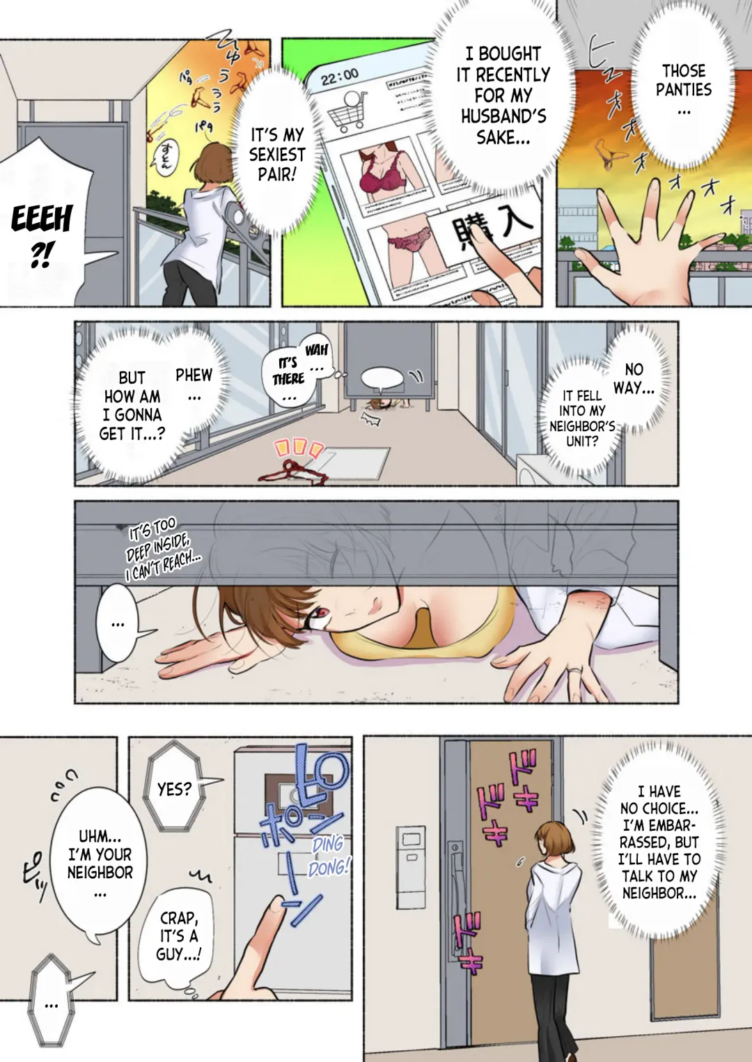 [Ika Hotaru] Rinshin wa Do S na Moto Kare Otto wo Aishiteru no ni, Uzuku Karada o Saikaihatsusarete 1 | Her Neighbor is a Sadistic Ex-Boyfriend. She Loves her Husband, but her Aching Body is Being Redeveloped 1 Fhentai - Page 19