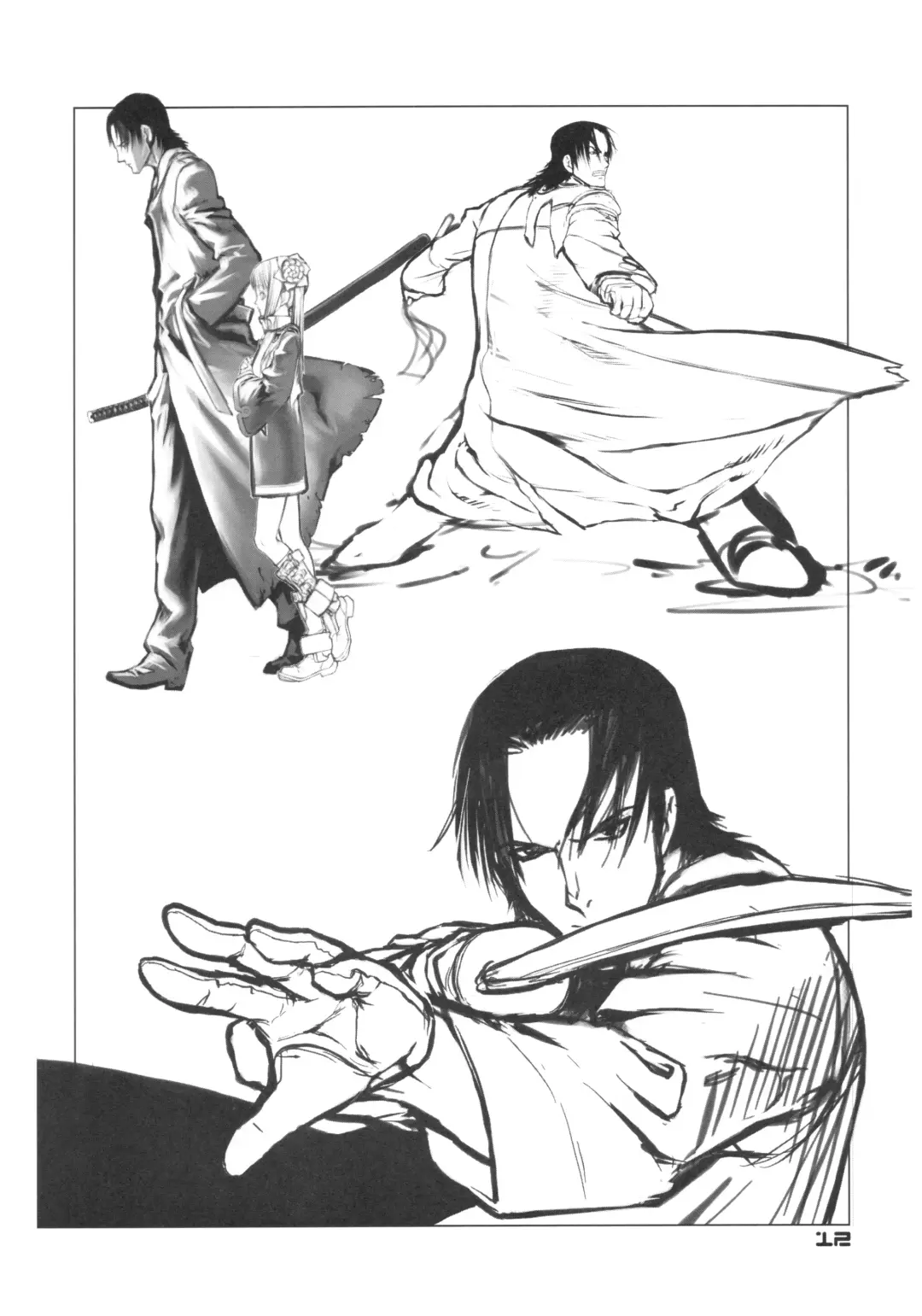 [Chuuou Higashiguchi] BACK YARD EXIBITIONIST VAMPIRDZHIJA VJEDOGONIA & KIKOKUGAI DRAFTING SKETCHES Fhentai - Page 11