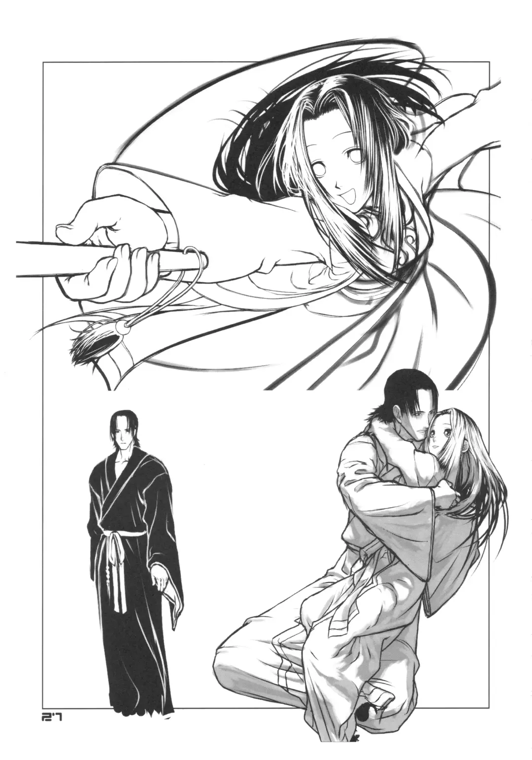 [Chuuou Higashiguchi] BACK YARD EXIBITIONIST VAMPIRDZHIJA VJEDOGONIA & KIKOKUGAI DRAFTING SKETCHES Fhentai - Page 26