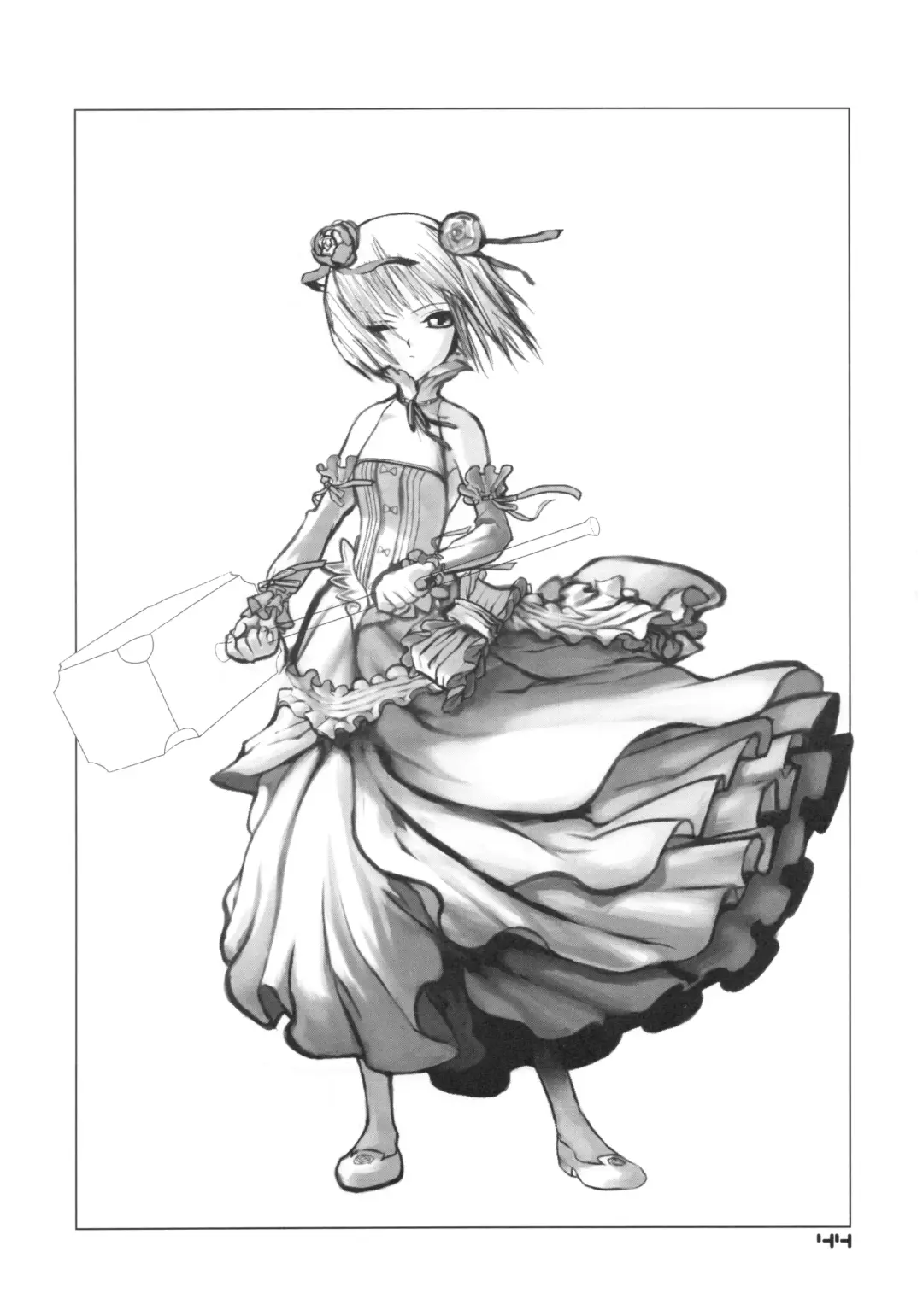 [Chuuou Higashiguchi] BACK YARD EXIBITIONIST VAMPIRDZHIJA VJEDOGONIA & KIKOKUGAI DRAFTING SKETCHES Fhentai - Page 42