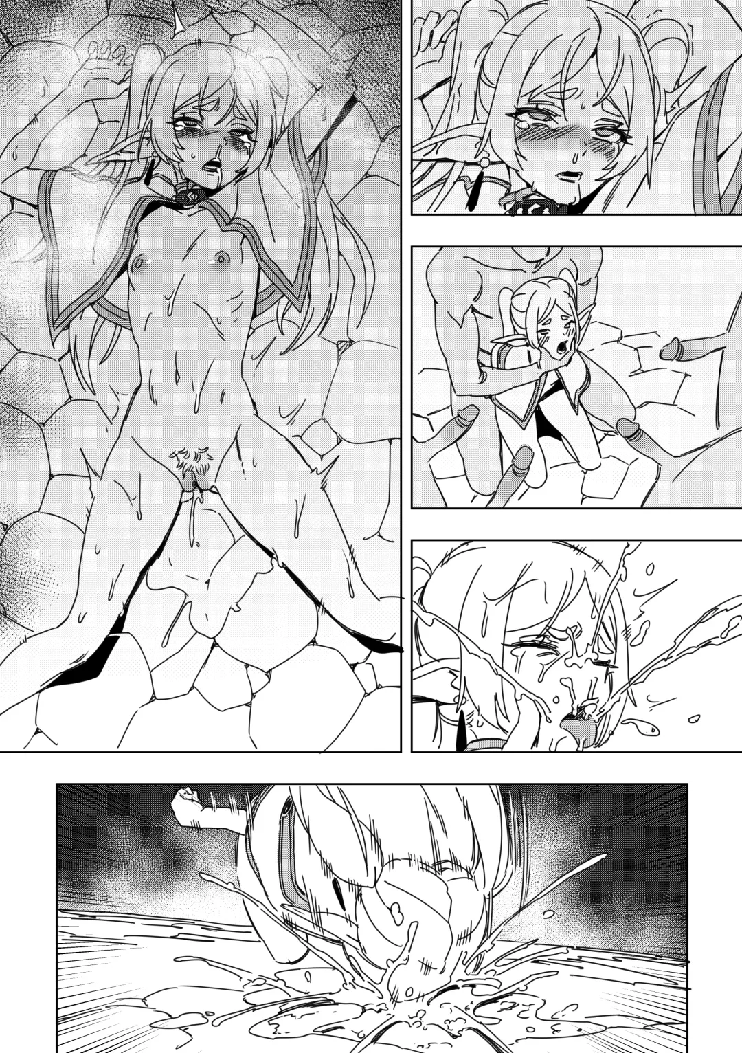 [Luxsumildo] LUXsumildo~被暗算下药成为精神崩坏精灵肉便器的芙莉莲大人！（葬送的芙莉莲同人轮奸H·LC整合汉化组） Fhentai - Page 34