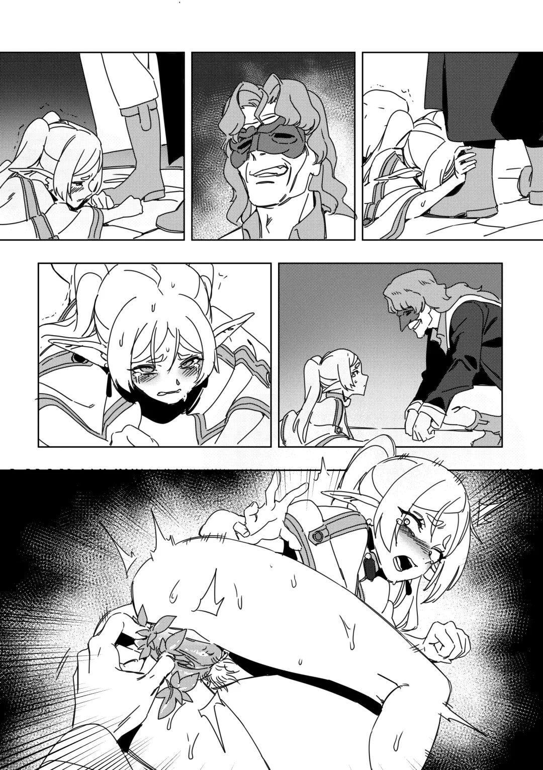 [Luxsumildo] LUXsumildo~被暗算下药成为精神崩坏精灵肉便器的芙莉莲大人！（葬送的芙莉莲同人轮奸H·LC整合汉化组） Fhentai - Page 35