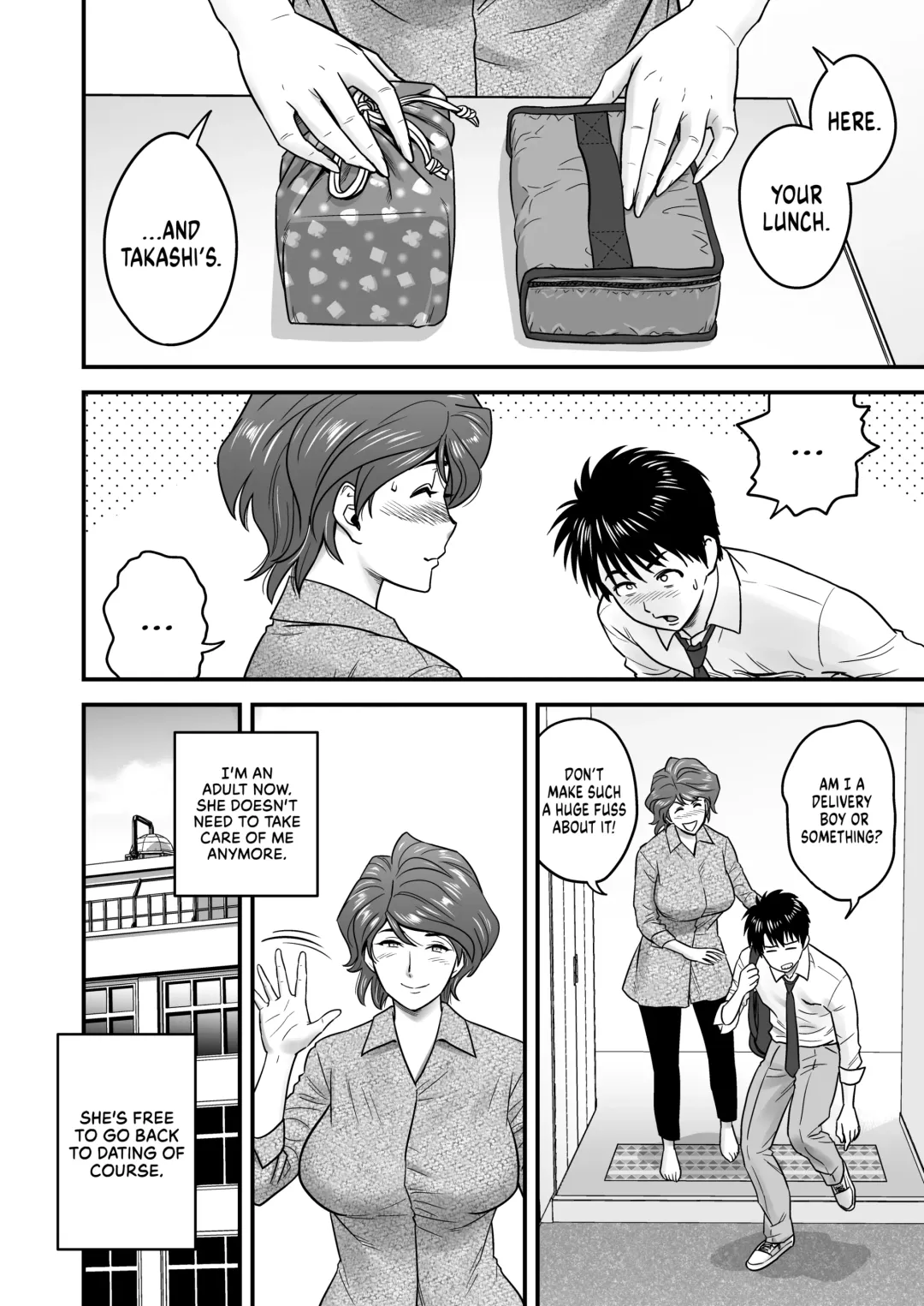 [Tatsunami Youtoku] Haha ga Tomo Kano ni Natta node 1-2 Fhentai - Page 14