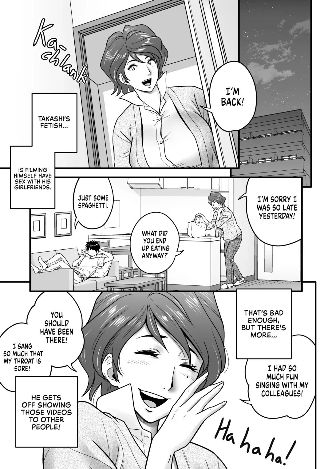 [Tatsunami Youtoku] Haha ga Tomo Kano ni Natta node 1-2 Fhentai - Page 21