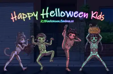 [Kurotsuki] Happy Helloween Kids - Fhentai