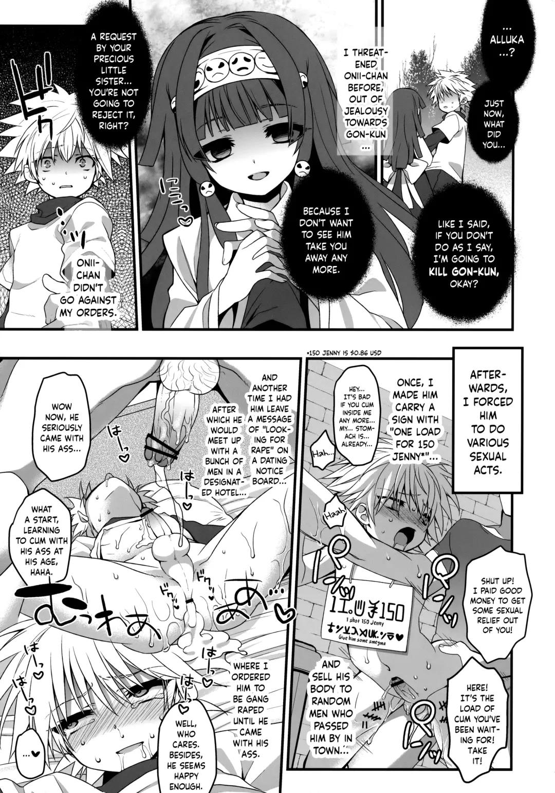 Killua ga Fukou de Kyou mo Meshi ga Umai | Killua's Misfortune Makes Food Delish Again Today Fhentai - Page 33