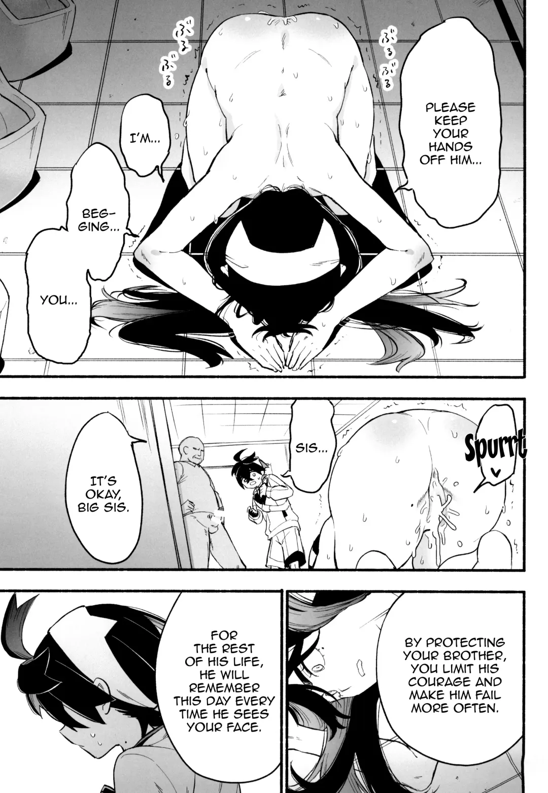 [Saikyo Don] Shitei ga Chuunen Chinpo ni Maketa Hi | The Day A Brother And Sister Lost To A Middle-Aged Dick Fhentai - Page 14