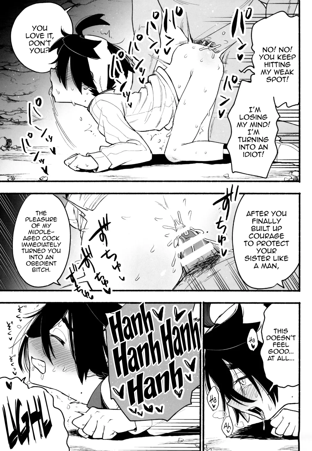 [Saikyo Don] Shitei ga Chuunen Chinpo ni Maketa Hi | The Day A Brother And Sister Lost To A Middle-Aged Dick Fhentai - Page 22