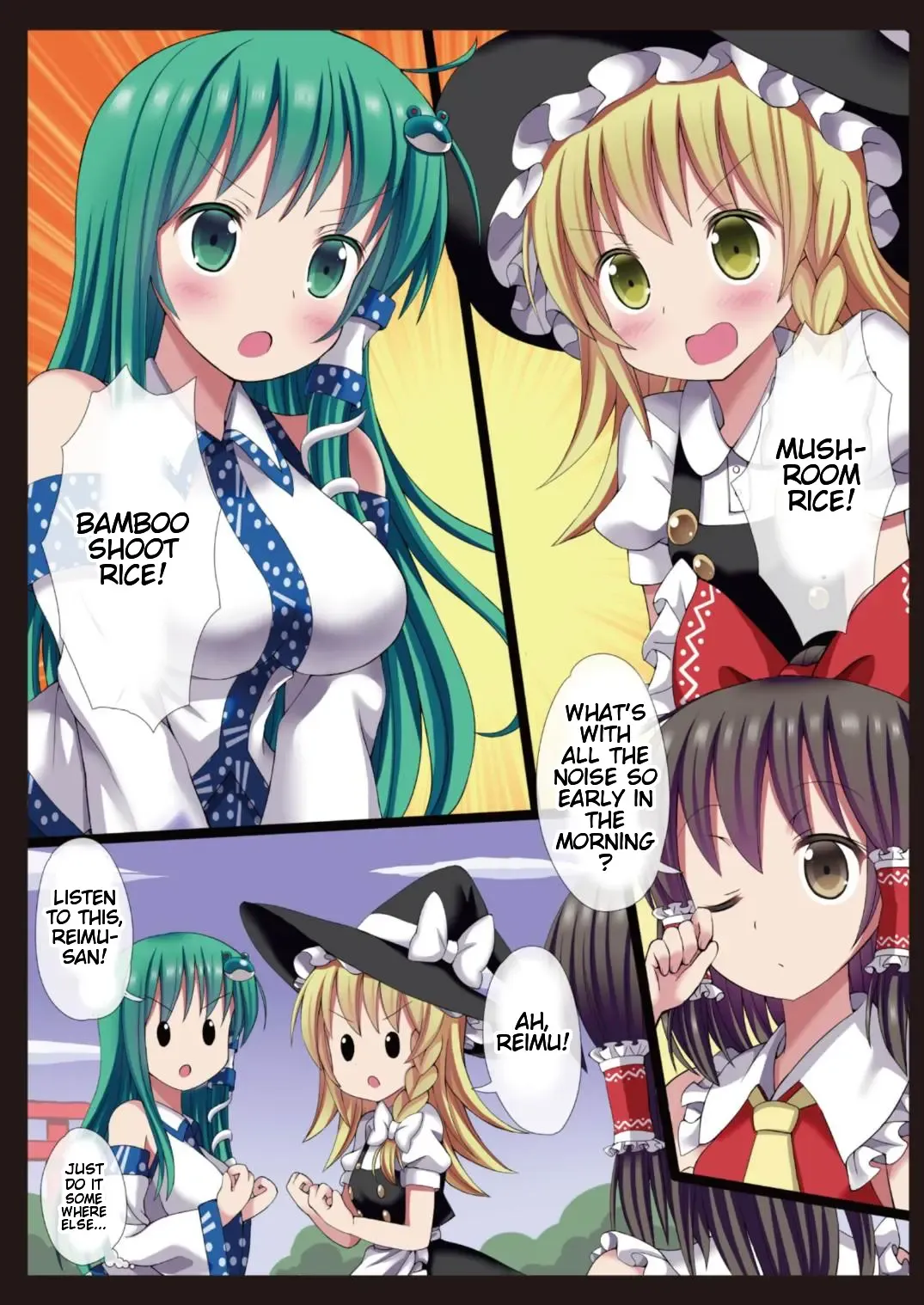 [Gibuchoko] Kinoko x Takenoko x Sanae-san Fhentai - Page 5