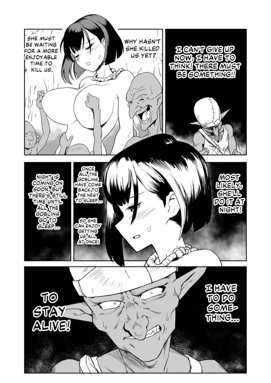 [Yamabatake] Zako-kan Nerai no Do-M Onna Kishi ga Hontou ni Goblin Dorei ni Sareru Hanashi Zenpen | The Story of How a Masochistic Female Knight Looking to Get Gangbanged by Weaklings Became a Goblin Slave for Real; Part 1 Fhentai - Page 18