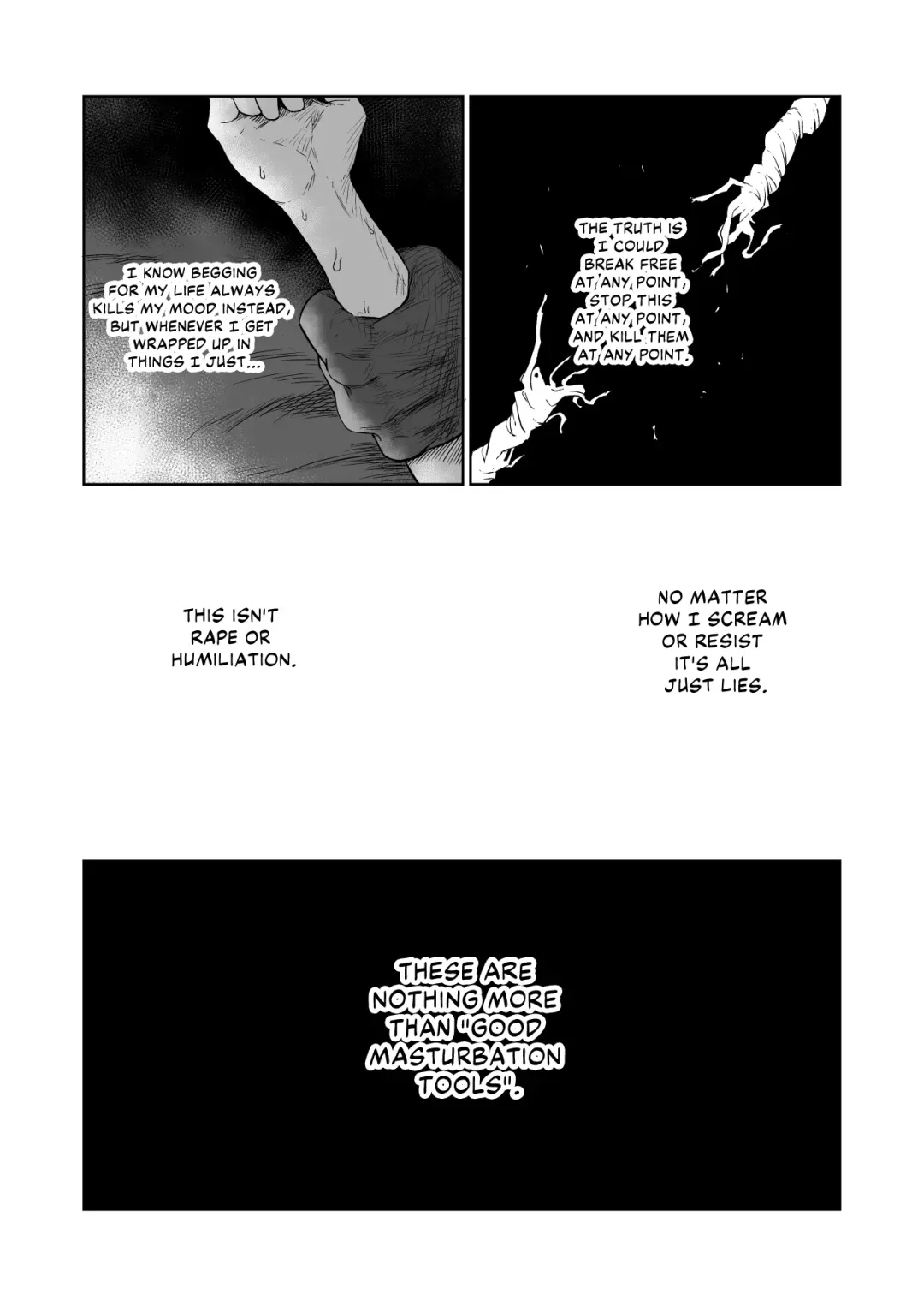 [Yamabatake] Zako-kan Nerai no Do-M Onna Kishi ga Hontou ni Goblin Dorei ni Sareru Hanashi Zenpen | The Story of How a Masochistic Female Knight Looking to Get Gangbanged by Weaklings Became a Goblin Slave for Real; Part 1 Fhentai - Page 47
