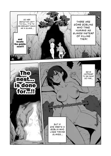 [Yamabatake] Zako-kan Nerai no Do-M Onna Kishi ga Hontou ni Goblin Dorei ni Sareru Hanashi Zenpen | The Story of How a Masochistic Female Knight Looking to Get Gangbanged by Weaklings Became a Goblin Slave for Real; Part 1 Fhentai - Page 14