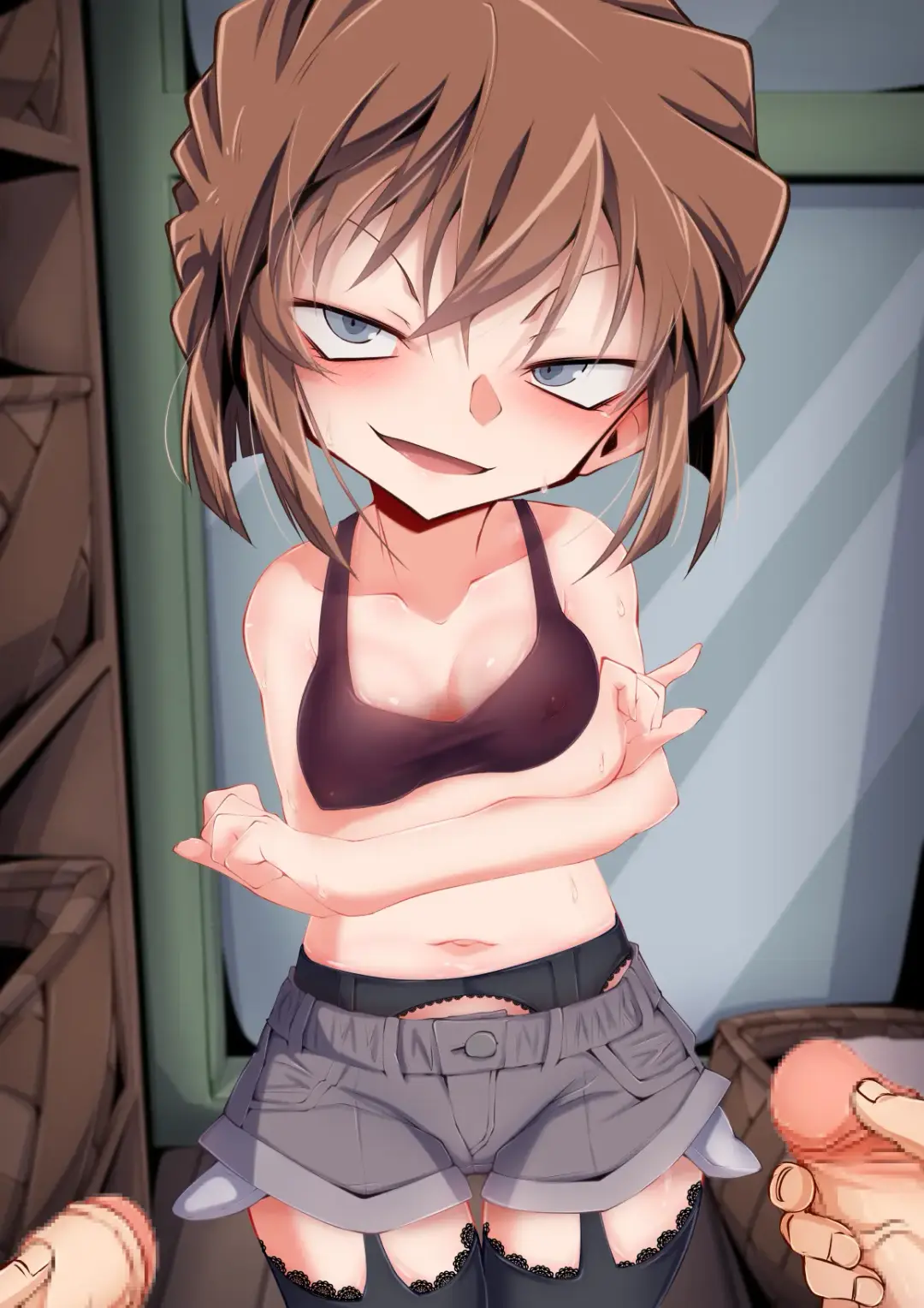 [Moyachii] 銭湯洗いっこ灰原哀 Fhentai - Page 8