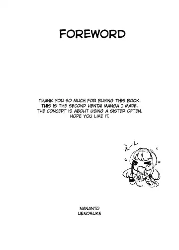 [Uenosuke] Kanzen Shokuhouimo | The Complete Sister Meal Set Fhentai - Page 2