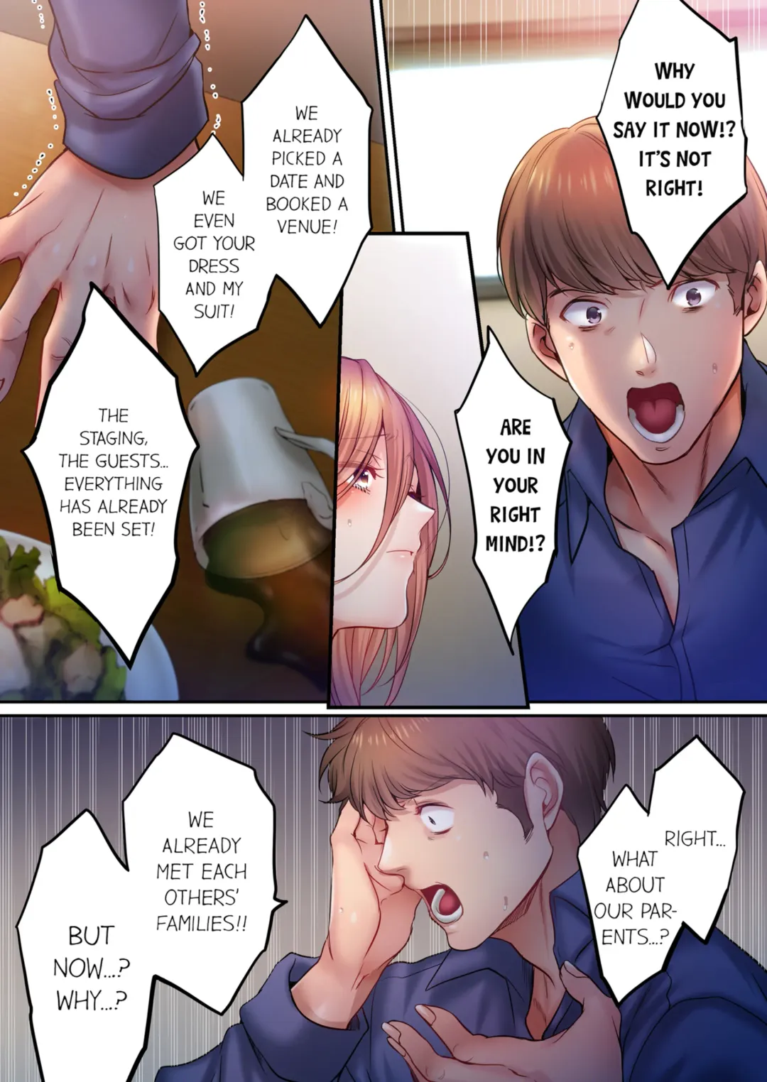 [Fight Fight Chiharu] I Can't Resist His Massage! Cheating in Front of My Husband's Eyes Vol. 15 (decensored) Fhentai - Page 34