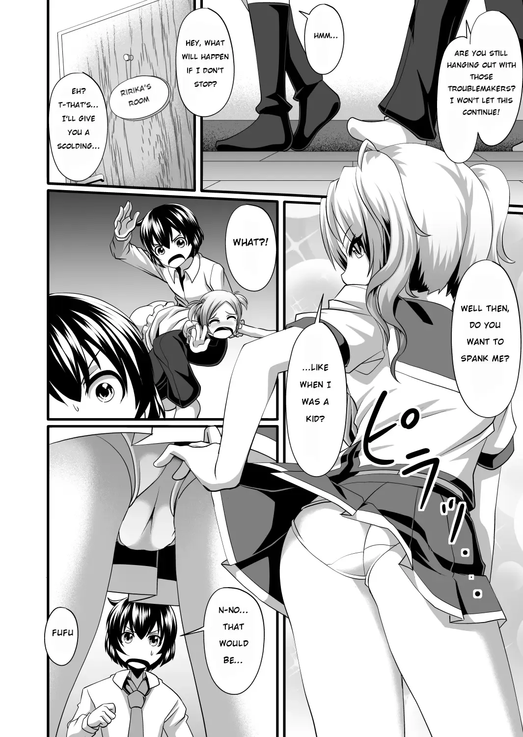 Futanari daughter and cute papa role reversal Fhentai - Page 4