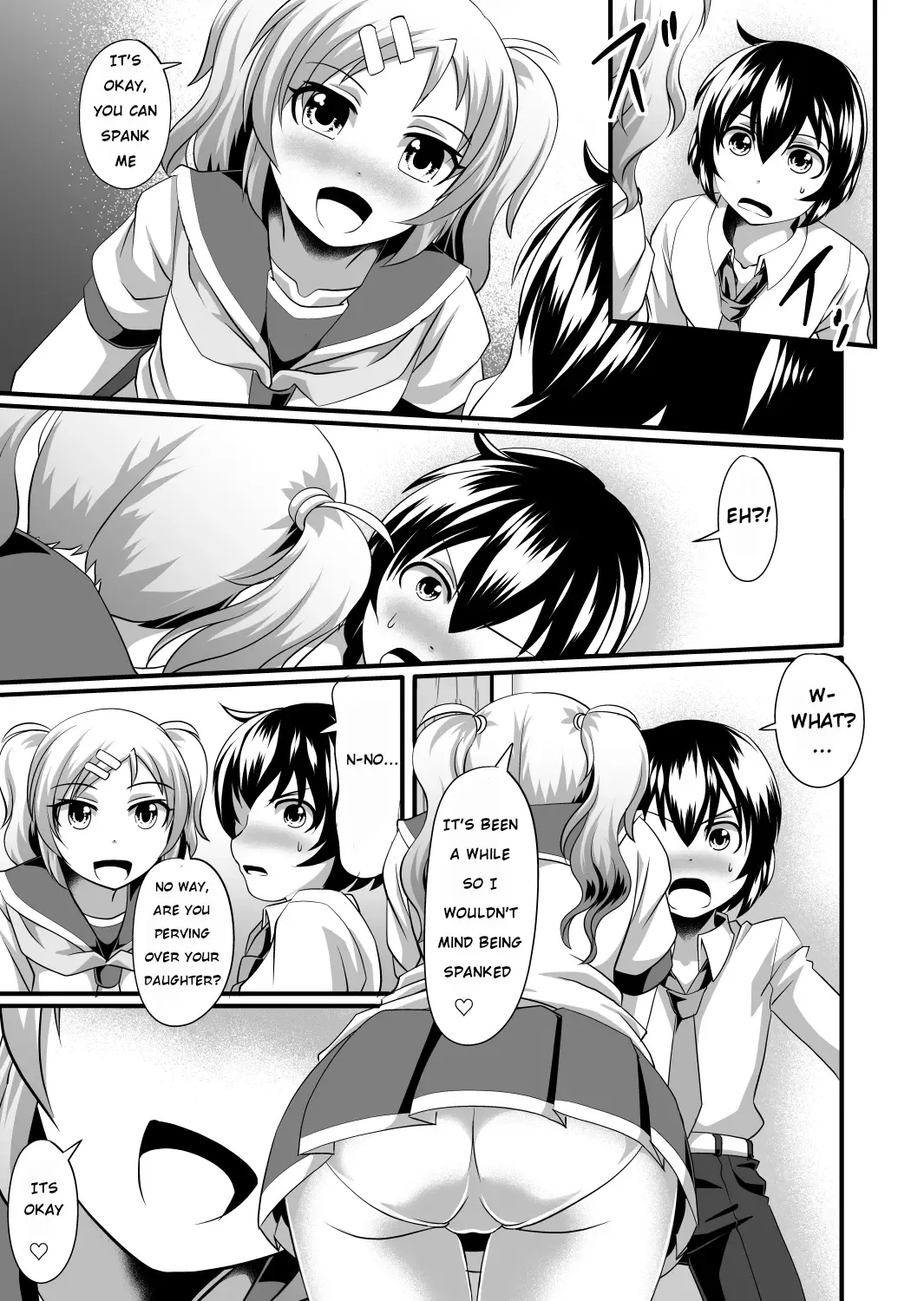 Futanari daughter and cute papa role reversal Fhentai - Page 5