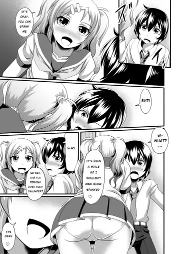 Futanari daughter and cute papa role reversal Fhentai - Page 5