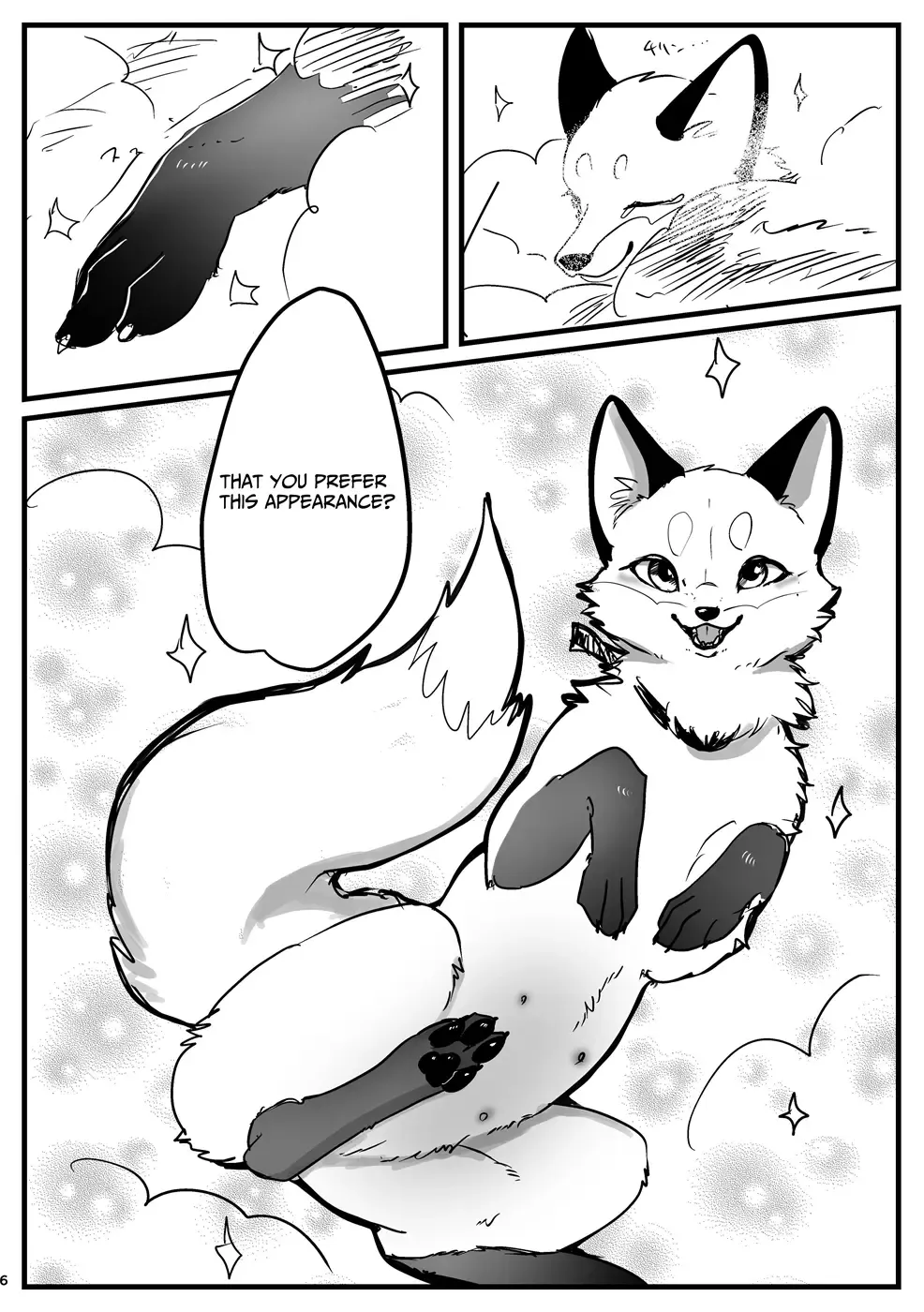 [Momou] Okitsune-sama to Yotsu Ashi Ecchi | Sex with a fox Fhentai - Page 5