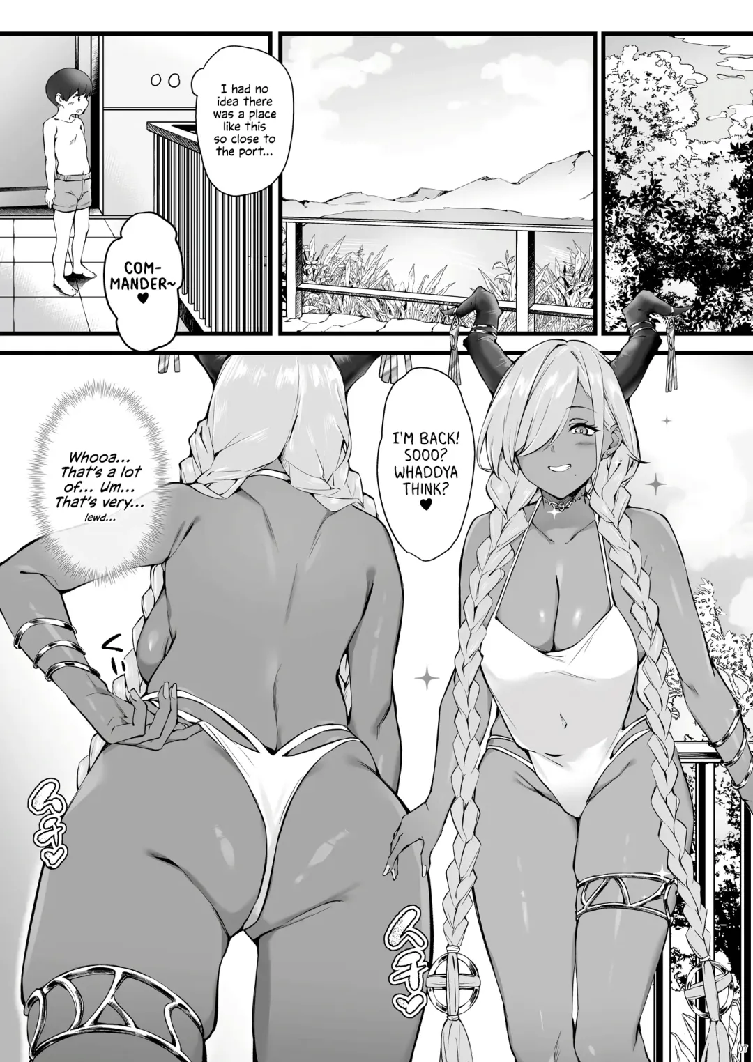 [Naha 78] Owari to Shota Shikikan no Majiyaba na Love Power | Owari and Commander's Super High Sex Drive Fhentai - Page 6