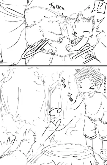 catfox22 / funiyua - A human boy becomes small and gets fucked by a male fox + extras Fhentai - Page 2