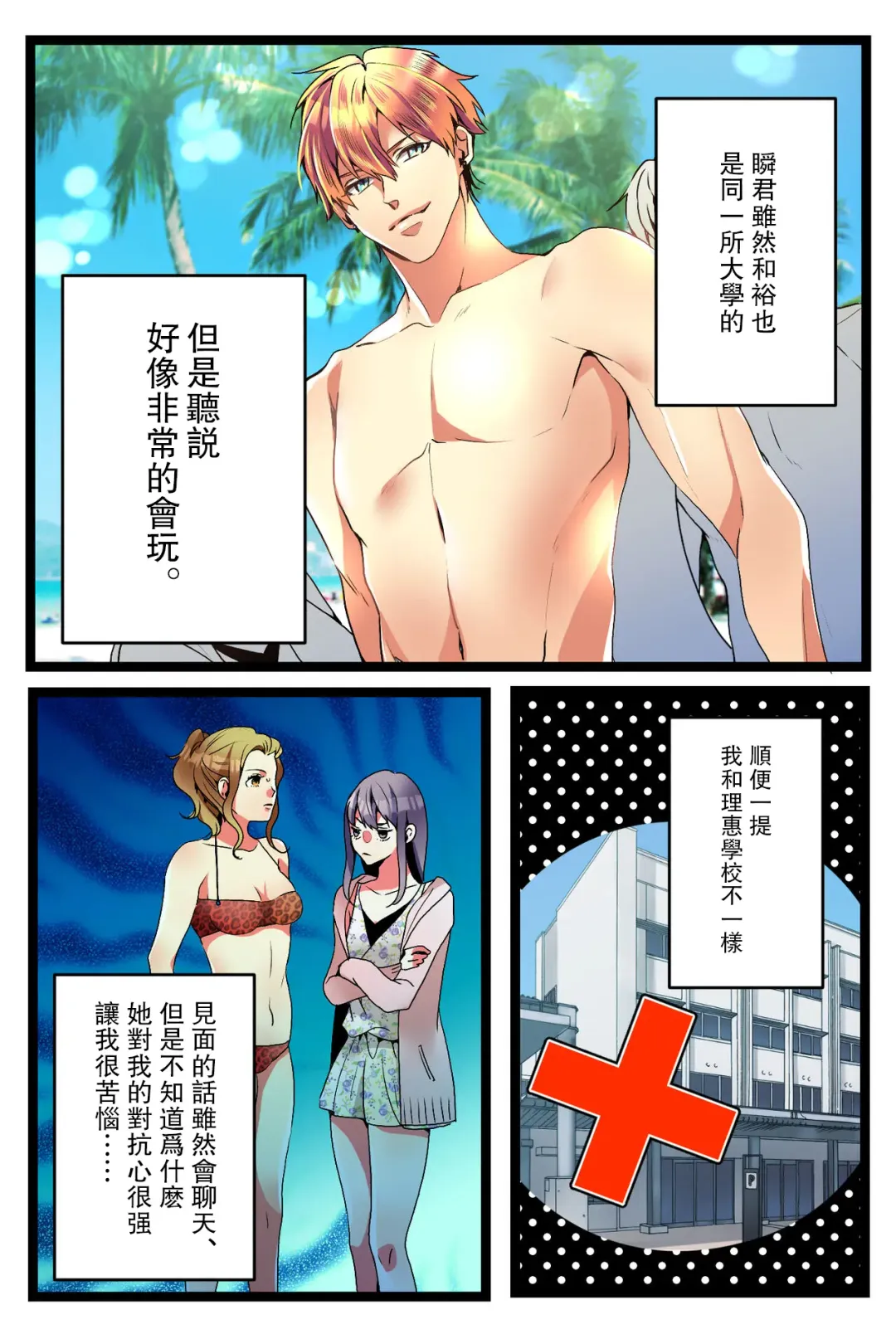 NTR Gal. -Umi de Tomodachi to W Date no Hazu ga, Netorare Aokan-chuu- Fhentai - Page 5